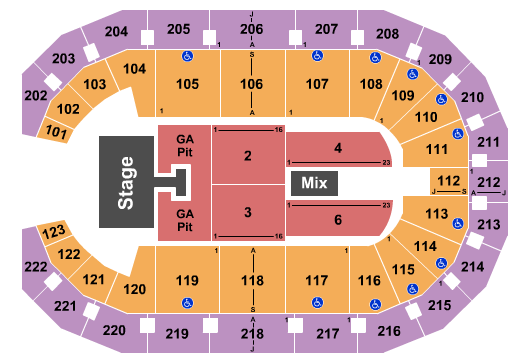 Landers Center Riley Green Seating Chart